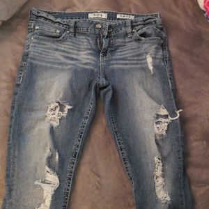 Distressed ankle skinny Jeans